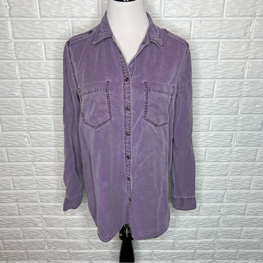 Express Lyocell Button Down - Picture 3 of 8